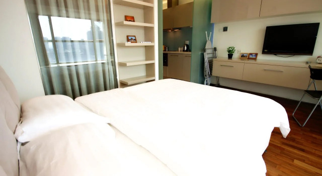 Rich&Young Seasons Park Service Apartment, Book Lejlighed Hoteller i Beijing Province med parkering, Parkering