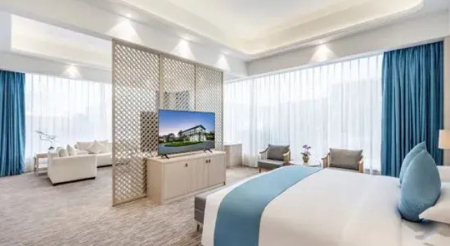 Люкс с красивым видом из окна Xi'an DiJianNanShan Hot Spring Hotel (Wildlife Park)