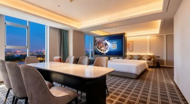 Люкс Deluxe с красивым видом из окна XANA Deluxe Hotel (Sanhe Jindu Shopping Plaza)