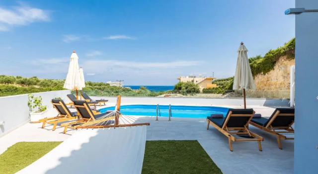 Вилла Nikiforos Villa, Private Pool & BBQ, SeaViews, By ThinkVilla