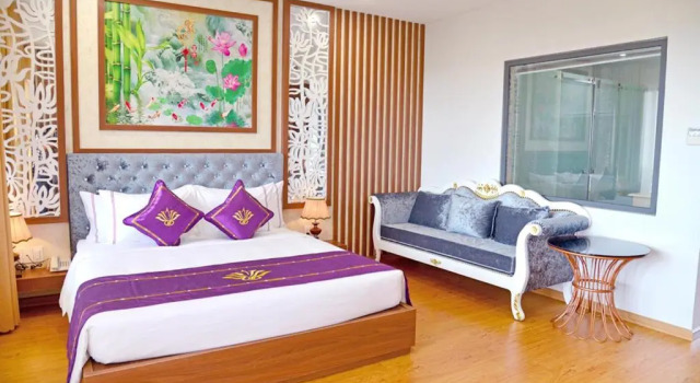 Двухместный номер Deluxe с балконом Con Khuong Resort Can Tho