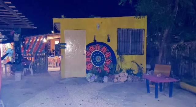 Кровать в общем номере Hostal y Camping Las G