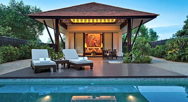 Двухместная Pool вилла Lagoon Курорт Banyan Tree Lang Co