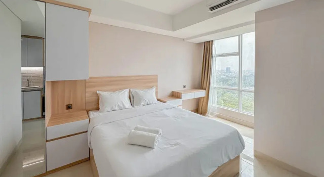 Monolocale Standard Studio Modern Style at Grand Sungkono Lagoon Apartment