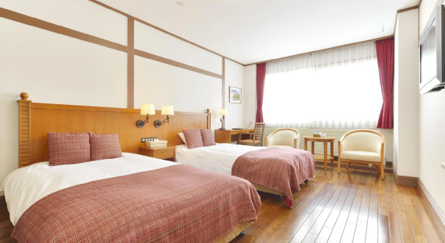 Двухместный номер Deluxe Asahidake Onsen Hotel Deer Valley