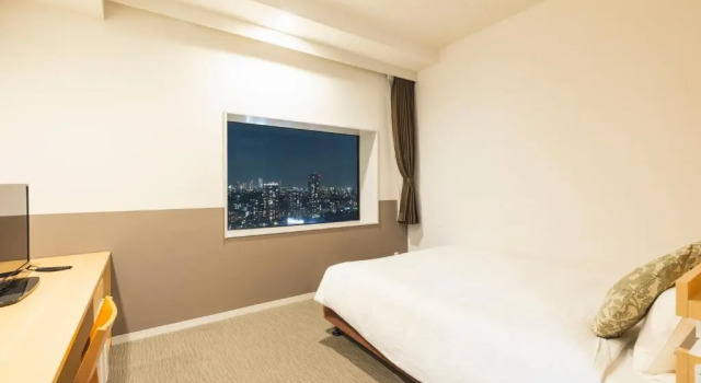 Двухместный номер с видом на Токио Hotel Crown Hills Ueno Premier