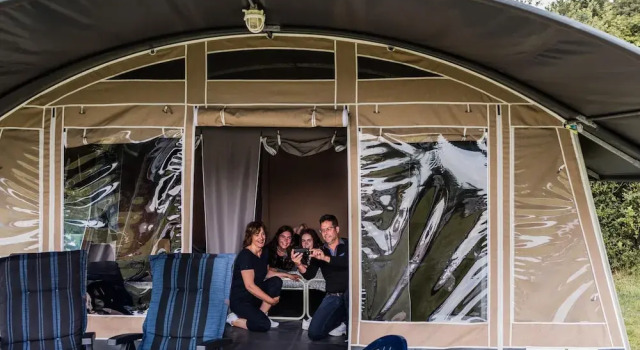 Тент Nice Tent Lodge, not far From Historic Diekirch