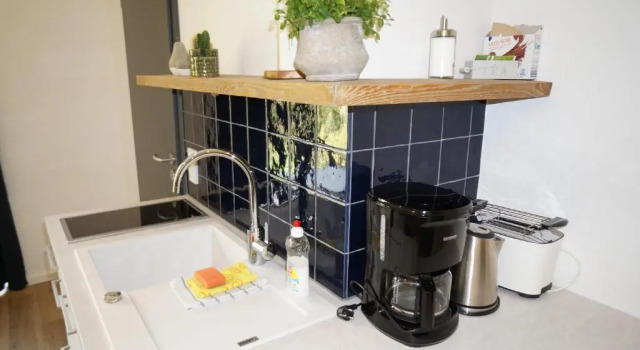 Студия с балконом BluGarden Ferienapartments im Spreewald