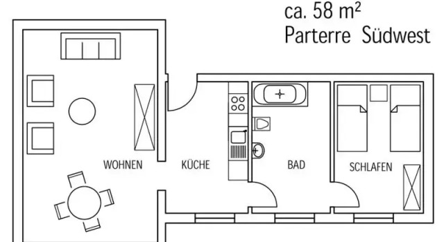 Апартаменты Residenz am Thermalbad