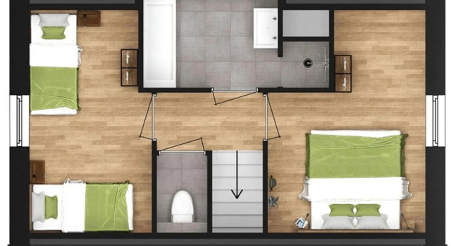 Luxe 4p in Thorn With 2 Bedrooms and 1 Bathrooms
