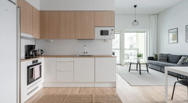 Апартаменты Deluxe с балконом Spacious 2BR at Tammela Stadium - Sauna & Balcony