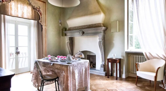 Люкс с видом на окрестности B&B Dimora Delle Donnole Bergamo Alta