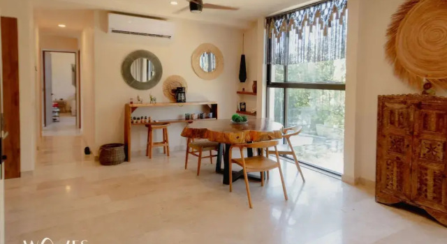 Spacious Modern 3BR Apartment in Gated Community With Pool View at Chaan Ha by Waves, Rezervasyon Daire Tulum havuzlu oteller, Yüzme Havuzu