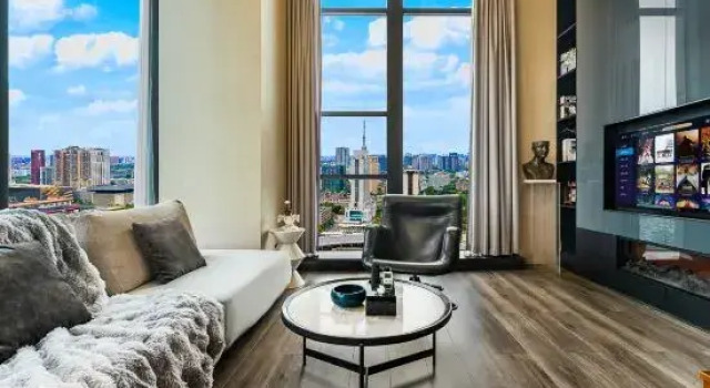 Люкс с красивым видом из окна Gedifel Serviced Apartments