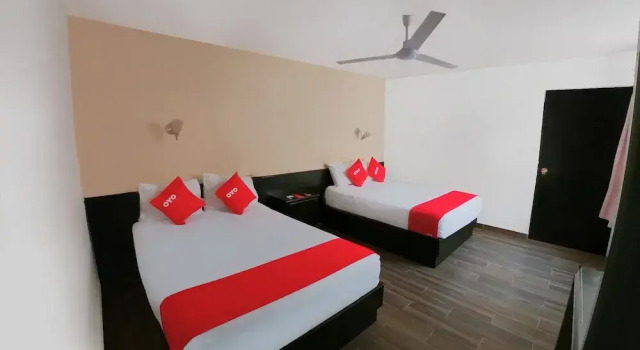 Четырёхместный номер Standard OYO Hotel Plata,Fresnillo, Zacatecas