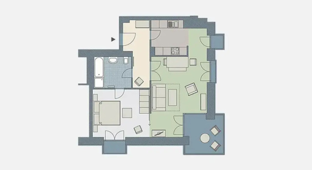 Kaiservillen Heringsdorf - Appartement mit 1 Schlafzimmer und Balkon D221, Book Apartment Heringsdorf Usedom