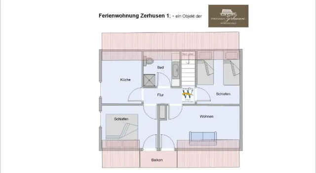Апартаменты Ferienwohnung Villa im Park