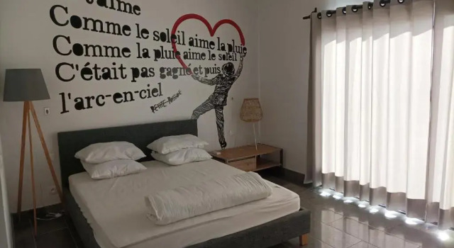 Standardní Dvoulůžkový s manželskou postelí pokoj a výhledem na moře PAP'S Chambres d Hôtes
