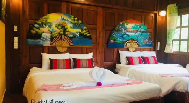 Бунгало с красивым видом из окна Phuphet Hill Resort