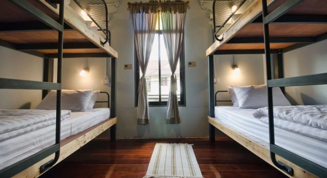 Кровать в общем номере Talardkao Balcony Krabi