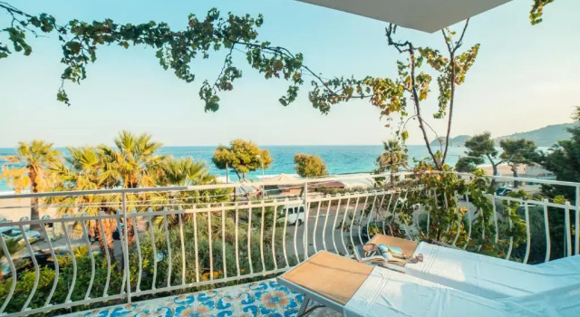 Двухместный номер Deluxe с видом на море Hotel Rivage Taormina