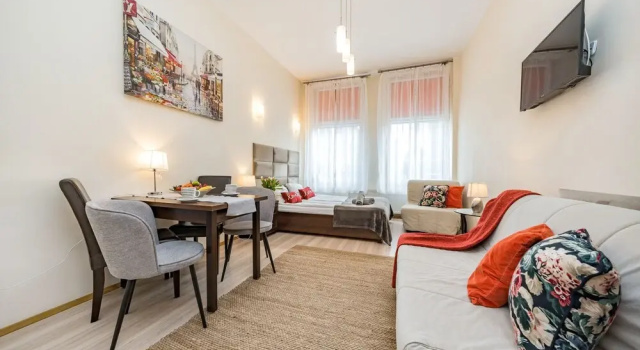 Апартаменты Comfort с видом на внутренний двор Apartament Przytulny – centrum Starówki Gdańskiej