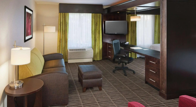 Четырёхместный люкс Hampton Inn & Suites Saginaw