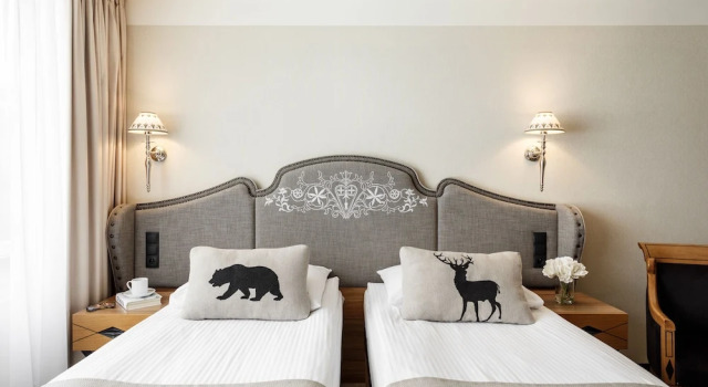 Двухместный номер Deluxe с балконом и с видом на горы Bachleda Hotel Kasprowy