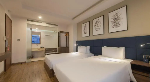 Двухместный номер Deluxe с видом на город Aaron Hotel