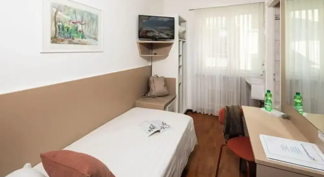 Одноместный номер Economy с балконом Hotel Rondinella Locarno