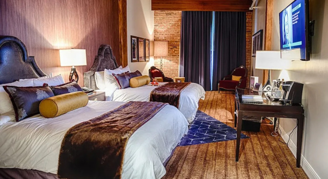 Четырёхместный номер Deluxe Hard Rock Hotel & Casino Sioux City