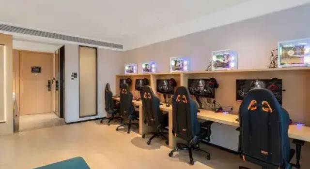 Кровать в общем номере IU  Hotel (Chongqing Longxing University of Science and Technology Liangjiang Campus Store)