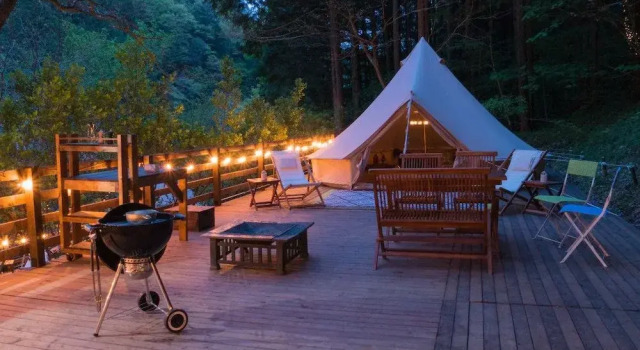 Fureaihiroba Glamping, Réserver Camping Camping et glamping à Tokyo, Camping