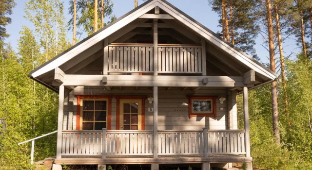 Коттедж с видом на озеро Holiday Village Kukkapää