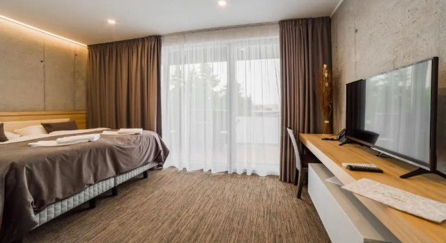 Deluxe Dvoulůžkový s manželskou postelí pokoj Hotel Dolphin