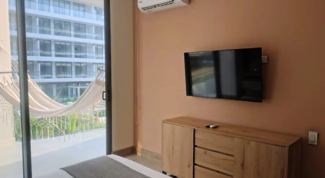 w Minimalist 1BR w Amazing View in Morros Eos, Prenota Appartamento Manzanillo del Mar 