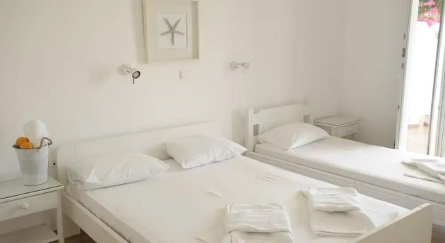 Трёхместный номер Standard с балконом и с видом на море Galatis Beach Hotel