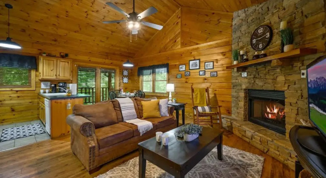 Location Log Cabin Hot Tub Fireplace Pool Fishing, Забронировать Апартаменты/квартира Пиджен-Фордж Great Smoky Mountains National Park