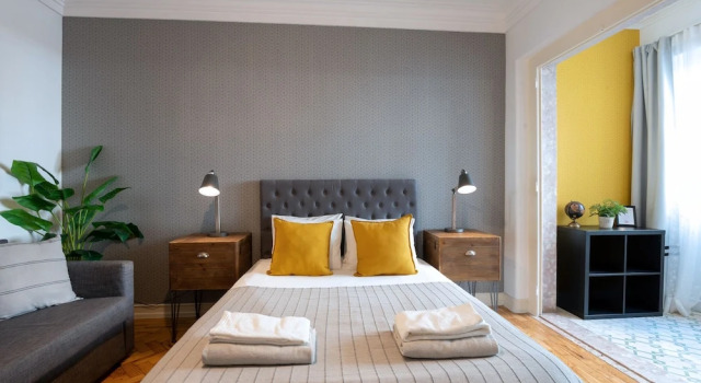 Четырёхместный семейный номер Standard DuMont Lisbon Guesthouse