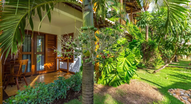Двухместный номер Deluxe Цокольный этаж с балконом Vila Coqueiros Boutique Hotel