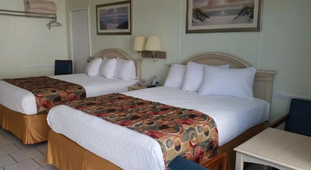 Четырёхместный номер Standard с видом на бассейн Vancouver Motel