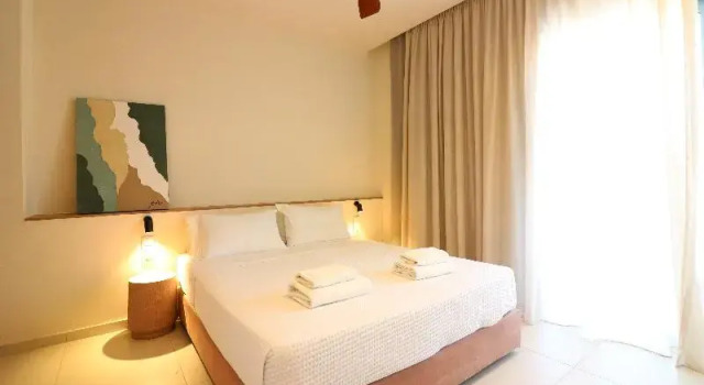 Апартаменты с 2 комнатами с балконом Philoxenia Apartments