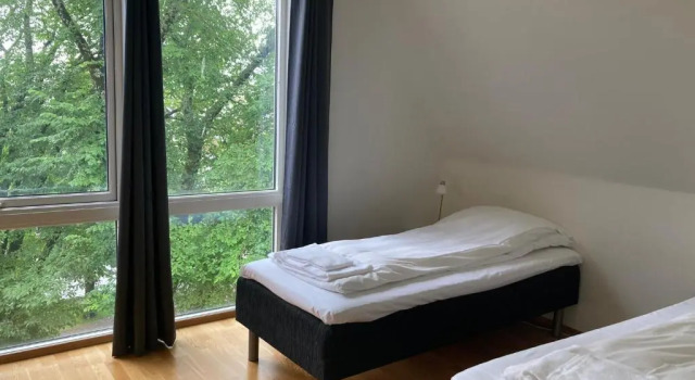Апартаменты c 1 комнатой с балконом и с красивым видом из окна Parken Terrasse Apartment Hotel