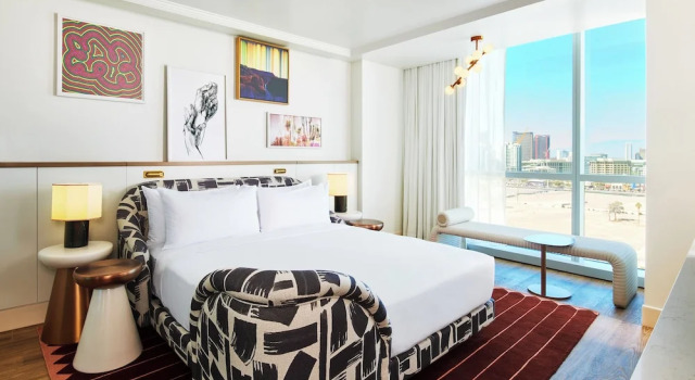 Двухместный люкс Ruby Разрешено с собаками Virgin Hotels Las Vegas, Curio Collection by Hilton