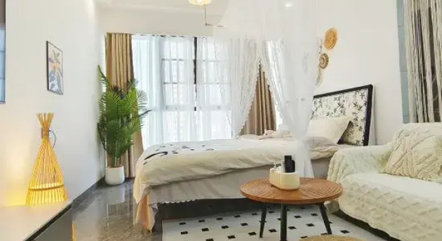 Люкс c 1 комнатой Youmi Homestay (Hanshou Wanda Plaza)