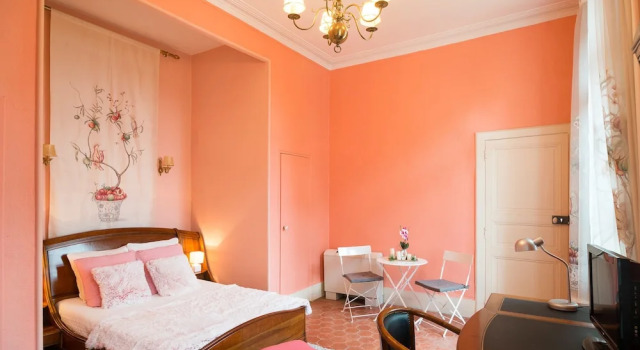 Двухместный номер Standard с балконом и с видом на море B&B Le Logis Du Mas