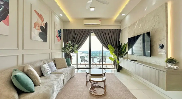 Апартаменты с 3 комнатами с балконом Country Garden Danga Bay NEO Suites