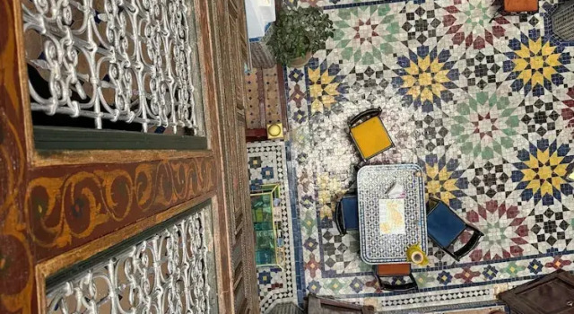 Riad Dar Fes source bleue luxury home