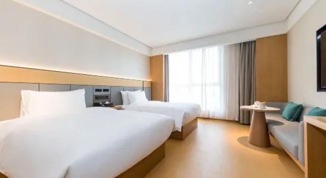Двухместный номер Superior GreenTree Inn Ningbo Beilun District Meishan Beach Business Hotel