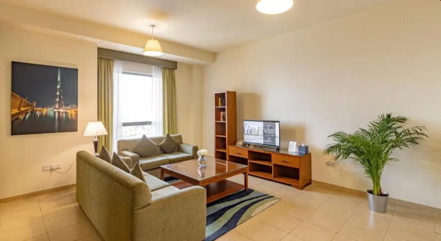 Апартаменты c 1 спальней с видом на море Roda Amwaj Suites